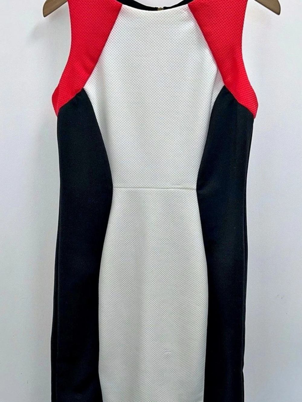 RN Studio Color Block Mini Dress in Black & White Size 8 Like New